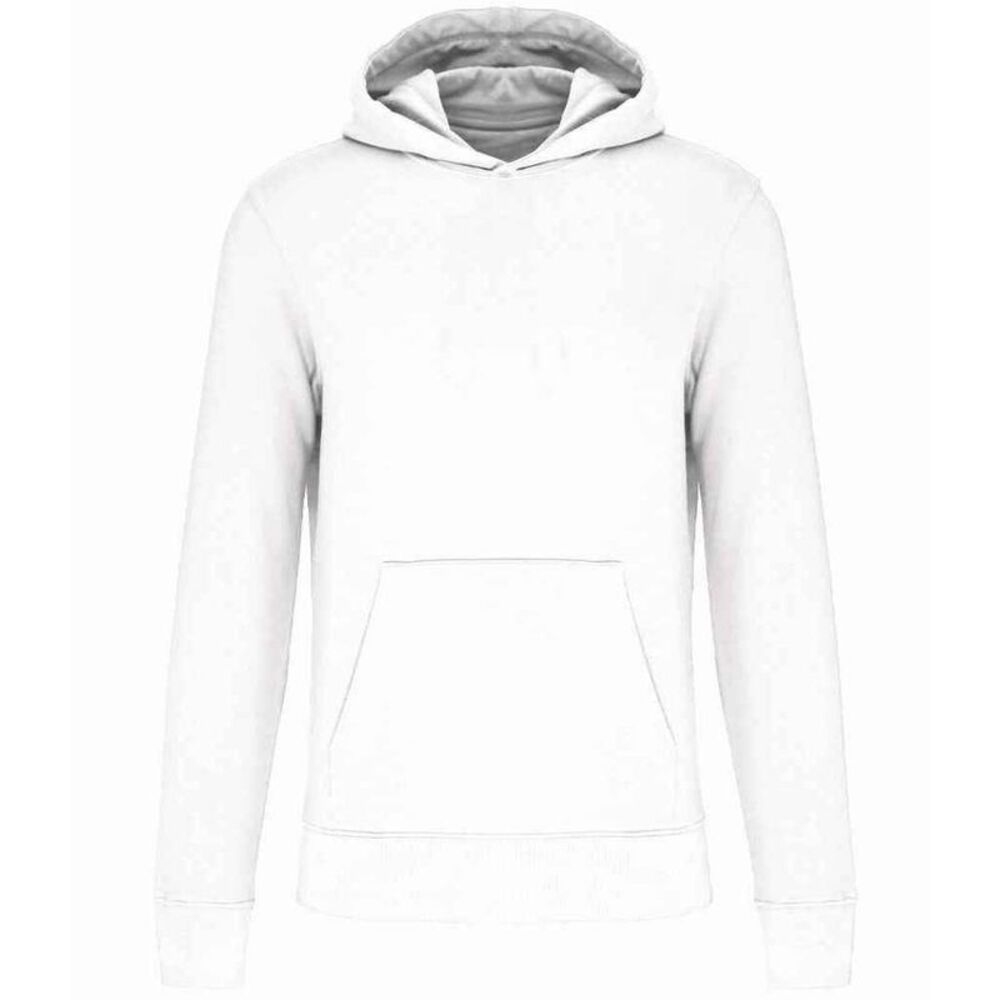 Kariban Childrens/Kids Eco Friendly Hoodie / White